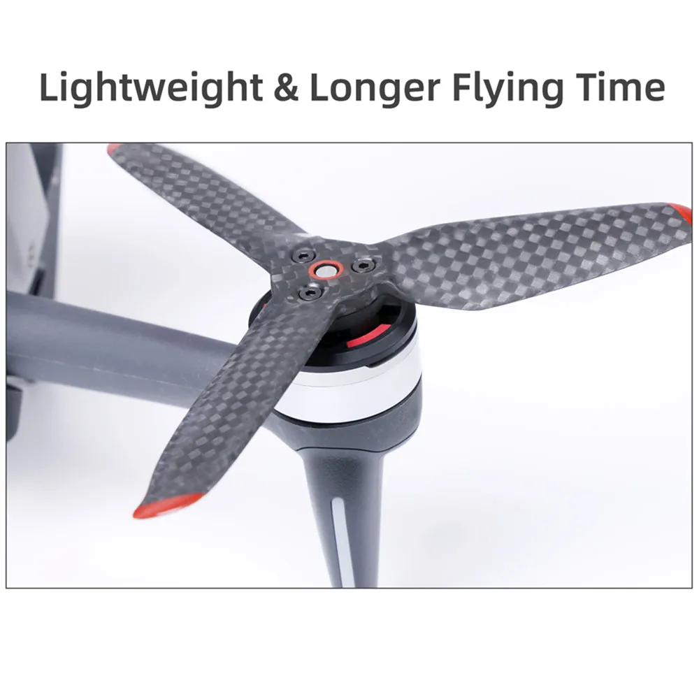 Carbon Fiber Propeller for DJI FPV Drone Accessories High Hardness High Strength Low Noise Quick Release Replacement Blade
