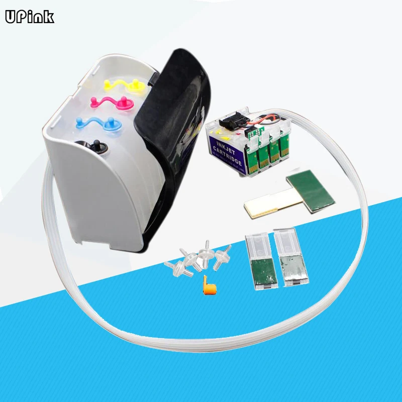 Empty CISS ink system For Epson WorkForce WF-2650 WF-2660 WF-2760 wf-2750 with Auto reset chip 16/16XL