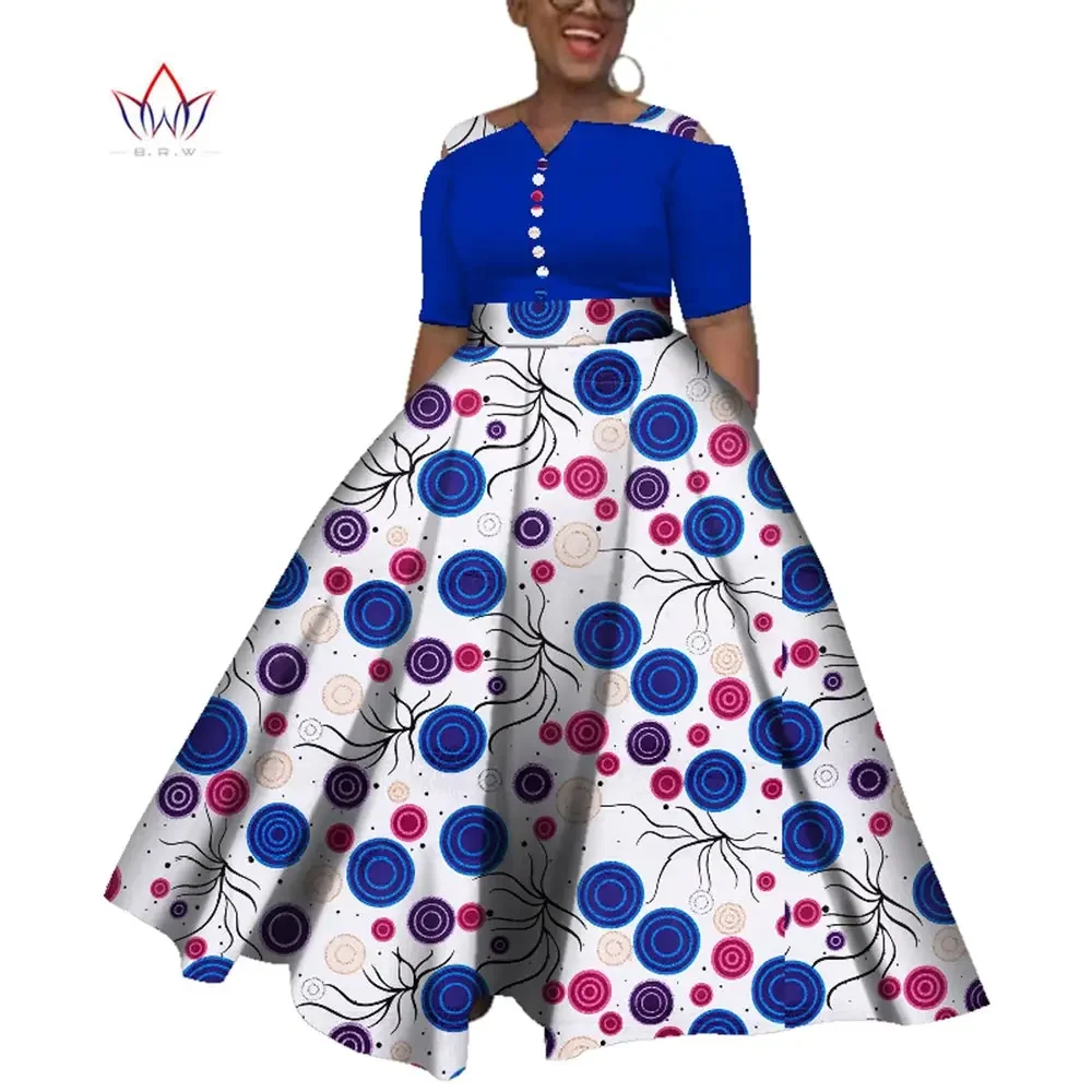 Dashiki African Dresses Colorful Daily Wedding Size S-6XL Ankle-Length For Women african dress