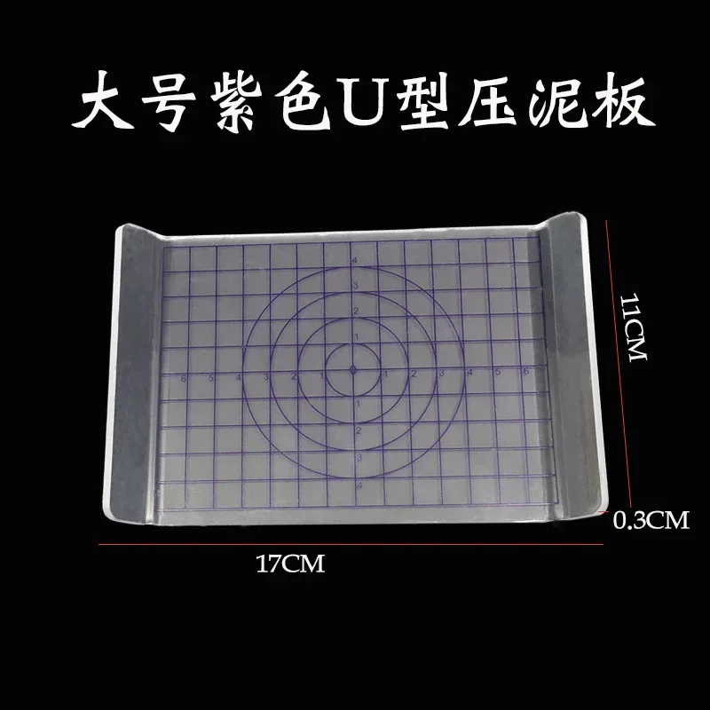 Transparent Acrylic Pressure Mud Board Stick Clay Rubbing Tool Military Model Building Tools Hobby DIY Handmade Working Tool Set