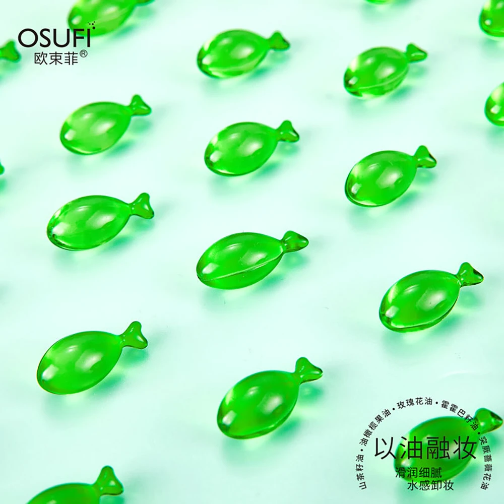 OSUFI Moisturizing Makeup Remover Oil Cleanses Facial Stains Makeup products Non Stick Makeups Cosmetics Facial Eyelash remover 3