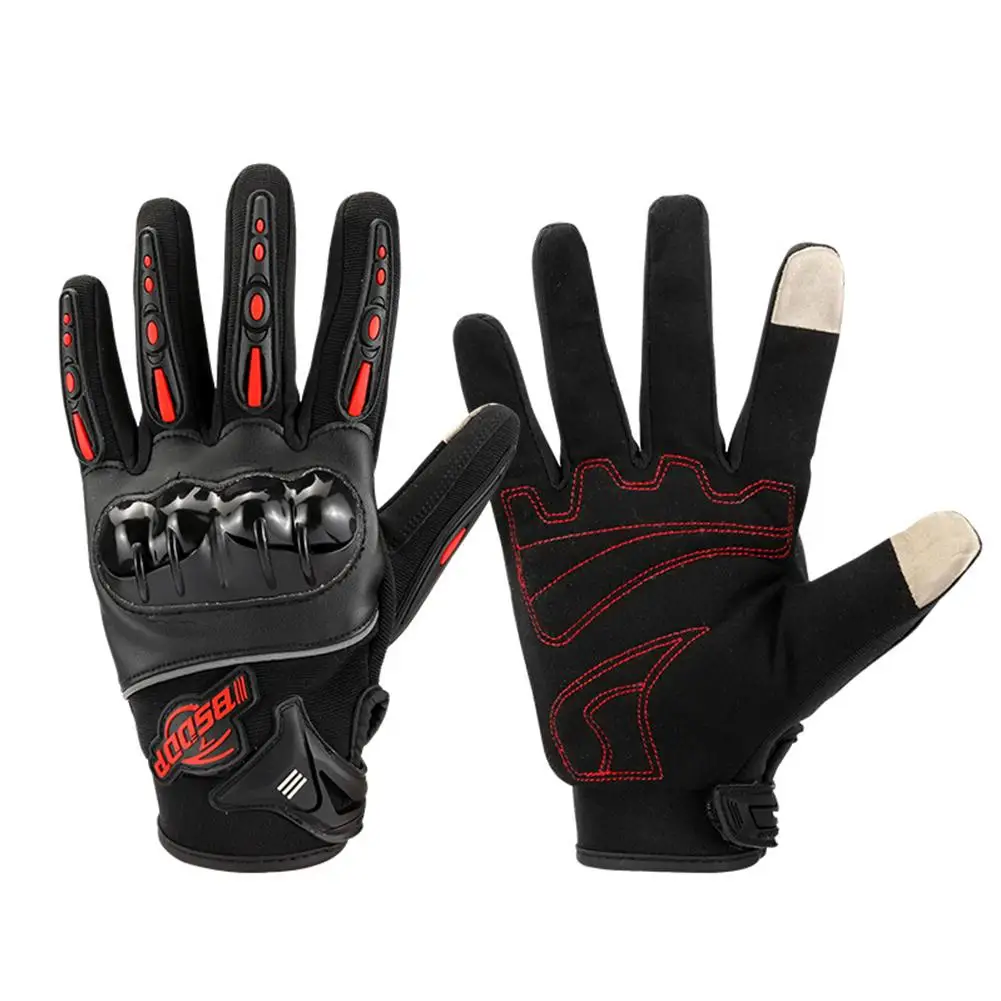 

Motorcycle Gloves Touch Screen Non-slip Full Finger Gloves Handguard Equipment For Outdoor Sports Works