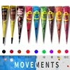 New Henna Tattoo Paste Black brown red white Henna Cones Indian For Temporary DIY Tattoo Sticker Body Paint  Cone henne 3