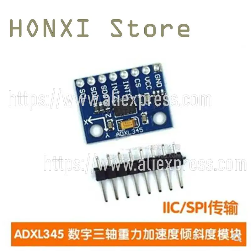 

1PCS GY-291 ADXL345 number three axle load force gradient acceleration IIC/SPI transmission module