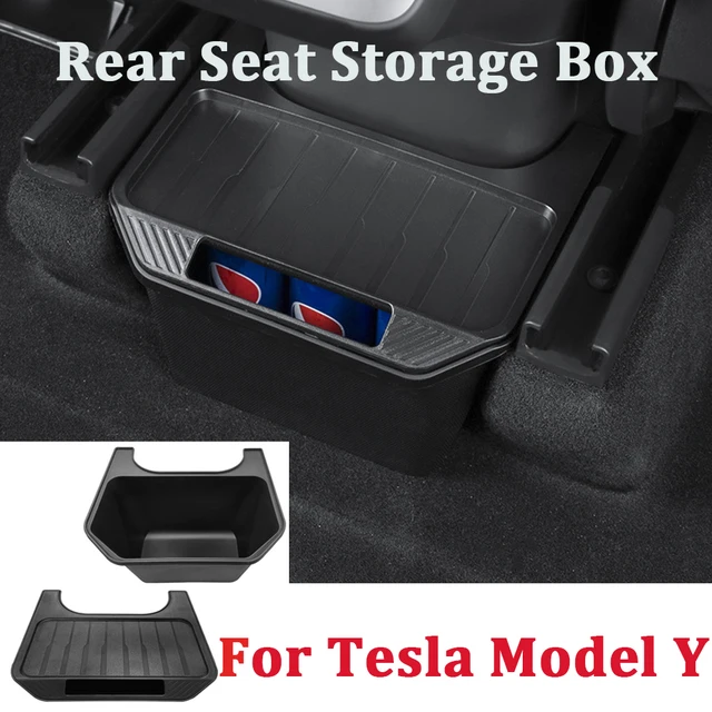 Rear Seat Storage Box For Tesla Model Y 2021-2024 Rear Seat Storage Box For Tesla Model Y 2021-2024