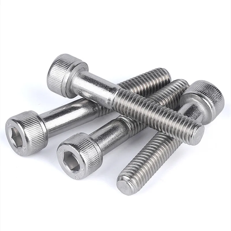M4 M5 M6 M8 M10 M12 304 Stainless Steel Hexagon Socket Head Cap Screw Tapping Screw Hexagon Bolt L =30-120MM hexagon socket screw