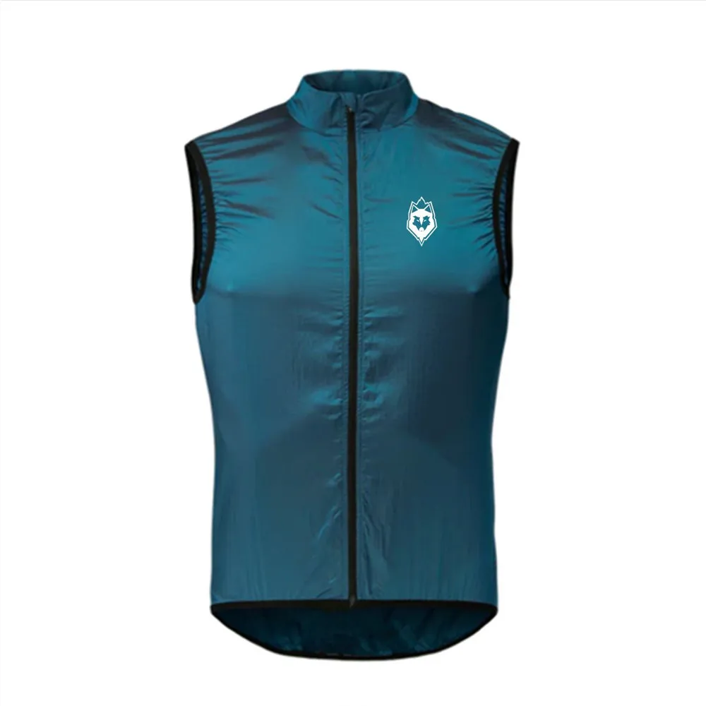 Windproof/Waterproof Cycling Vest Men's Sleeveless Navy Blue Gilet Bicycle  Clothing Chaleco Ciclismo Hombre Mtb Vest Bike Jersey