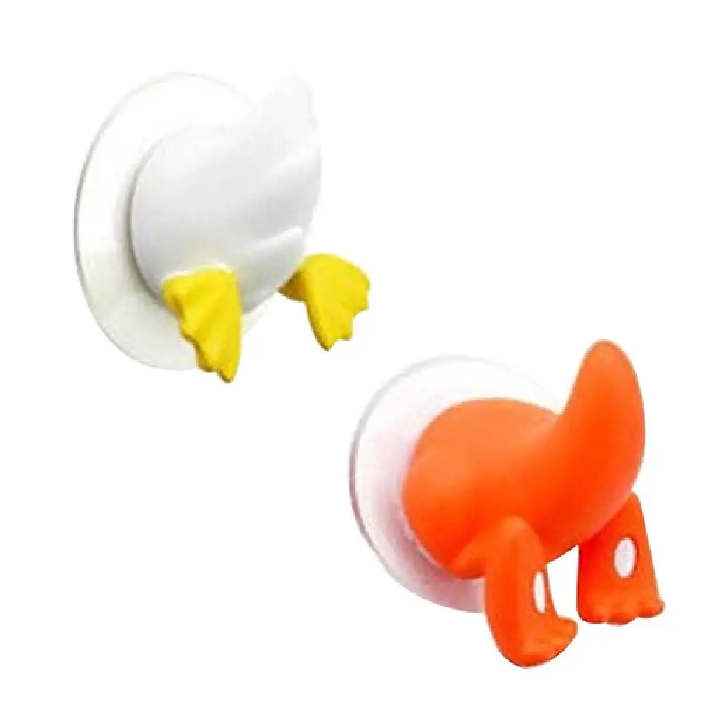 Hook Cartoon Animal Tail Sucker Suction Baby Bathroom Towel Hanger Holder Keys Hanger 4