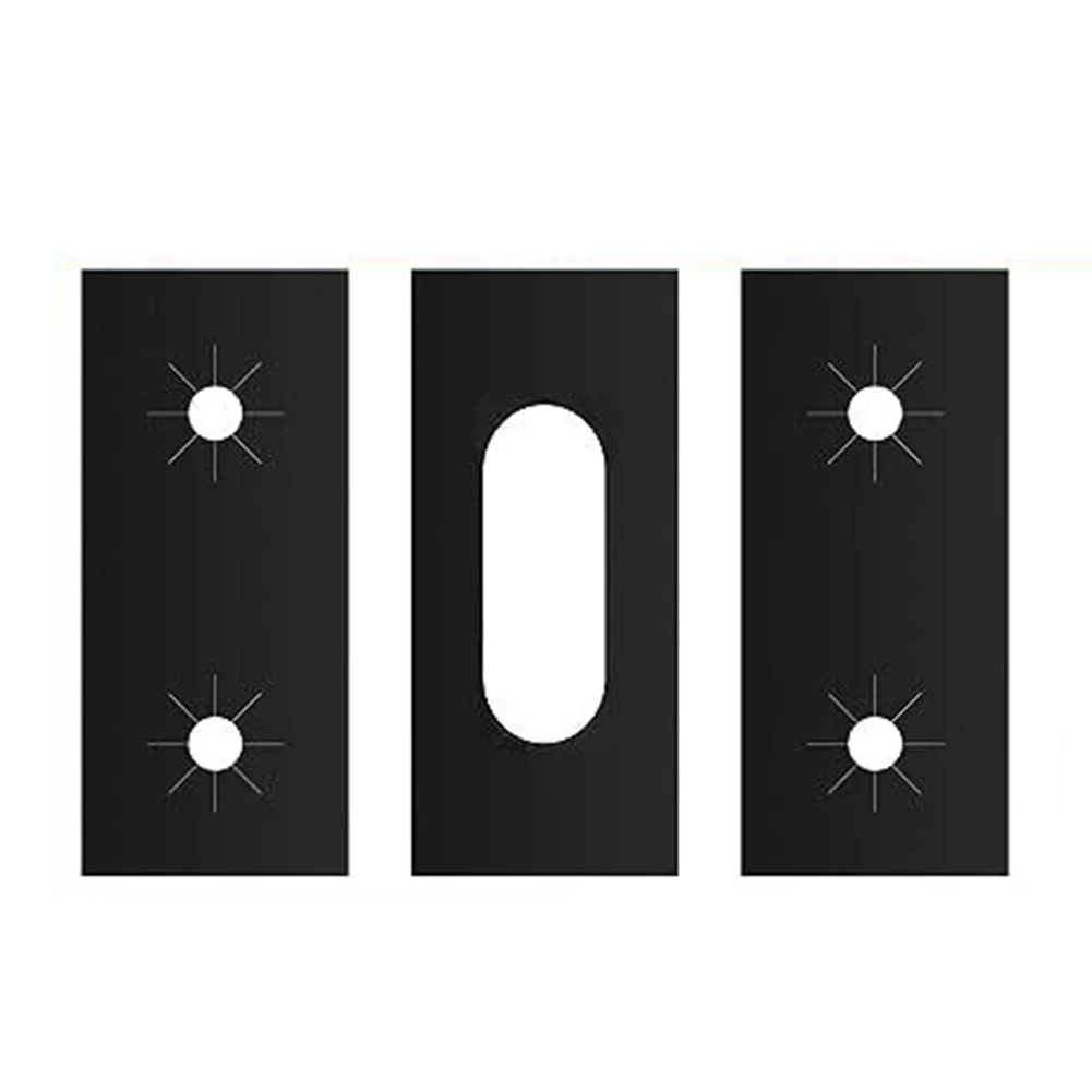 

None Gas Stove Gas Stove 3 Pieces 5-Hole 53.8*27cm Fiber Cloth For Samsung Gas Stove Gas Stove Mat Gas Stove Pad