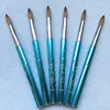 1PC Kolinsky Acrylic Nail Art Brush No 8/10/12/14 UV Gel Carving Pen Liquid Powder DIY Manicure Drawing Liquid Glitter Painting 5