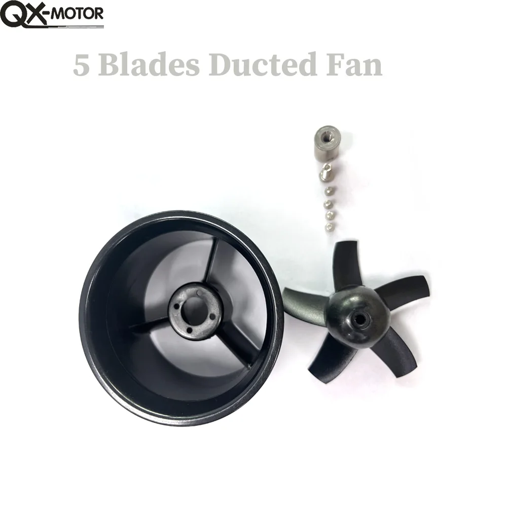 

QX-Motor 64 мм EDF Ducted Fan с 5 лезвиями без мотора для самолетов RC
