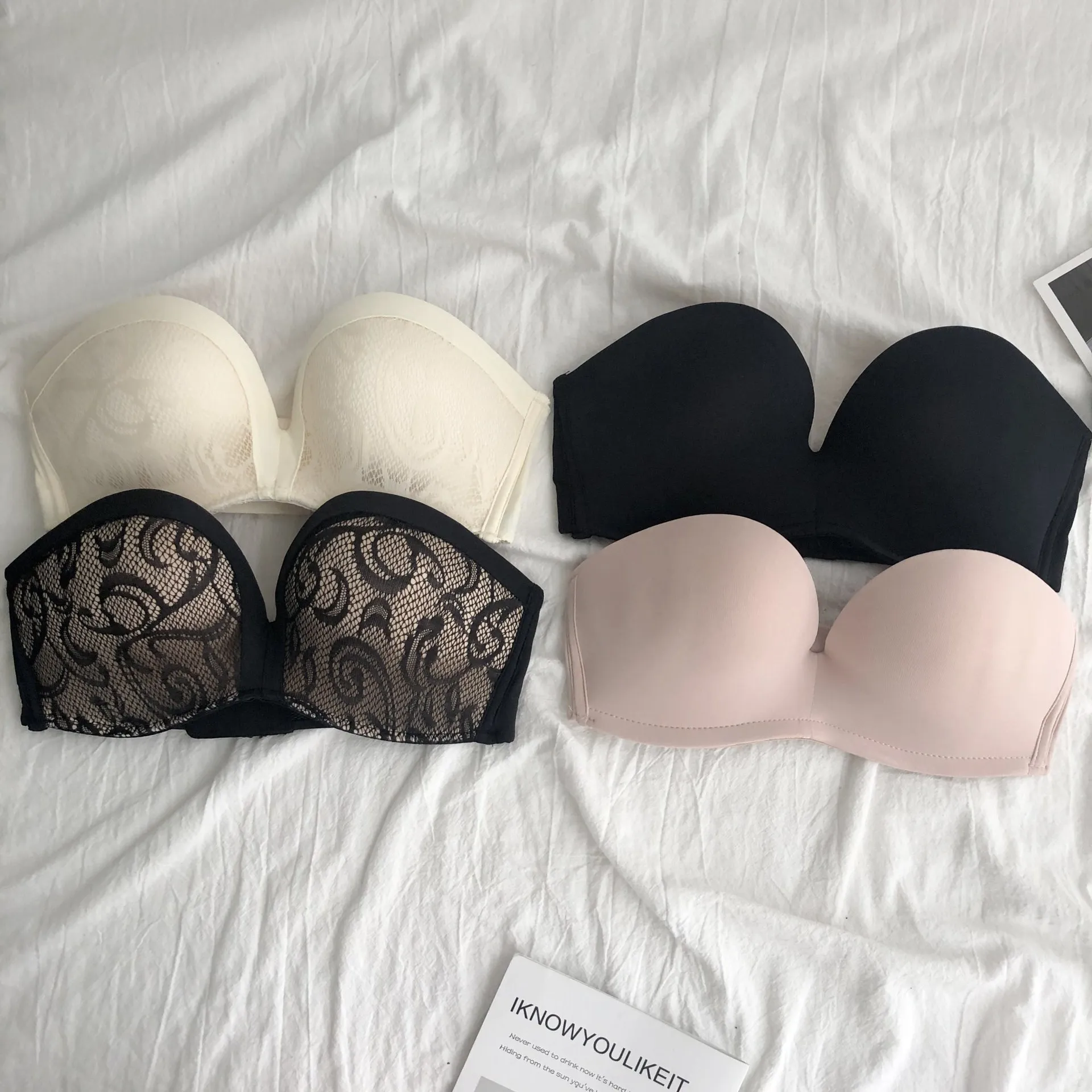 Soutien-gorge Bandeau CARLA'S SECRET Taille S - Violet Sans Armature - Neuf