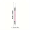 Nail Art Dotting Pen Double End Painting DIY Brush Rhinestone Handle Diamond Picker Manicure Dotting Tool Nail Accessories 4