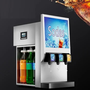 Three Flavors Cold Drink Juice Machine Iced Cola Machine Cola Vending Machine Soft Drink Coke Beverage Machine 1
