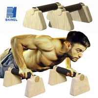 New Push Up Russian Stand Wooden Single and Parallel Bars Inverted Stand Practice Solid Wood Strength Training Equipment 1