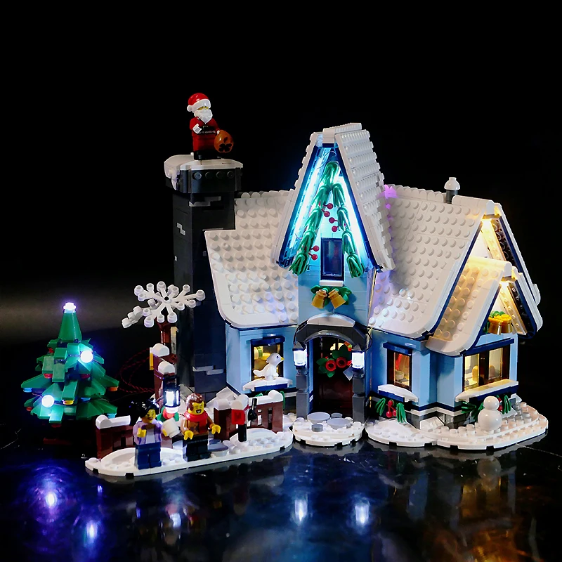 DIY RC LED Light Kit For LEGO 10293 Santa's Visit   (Only LED Light,Without Blocks Model) 2