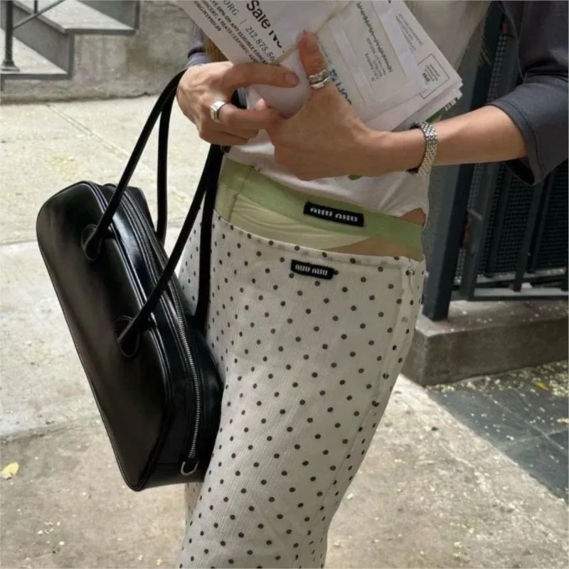 JIAERDI Vintage Y2k Handbag Women 2024 Spring Summer Retro Red Messenger Bag Ladies Fashion Trend Casual Shoulder Bags Bolsos