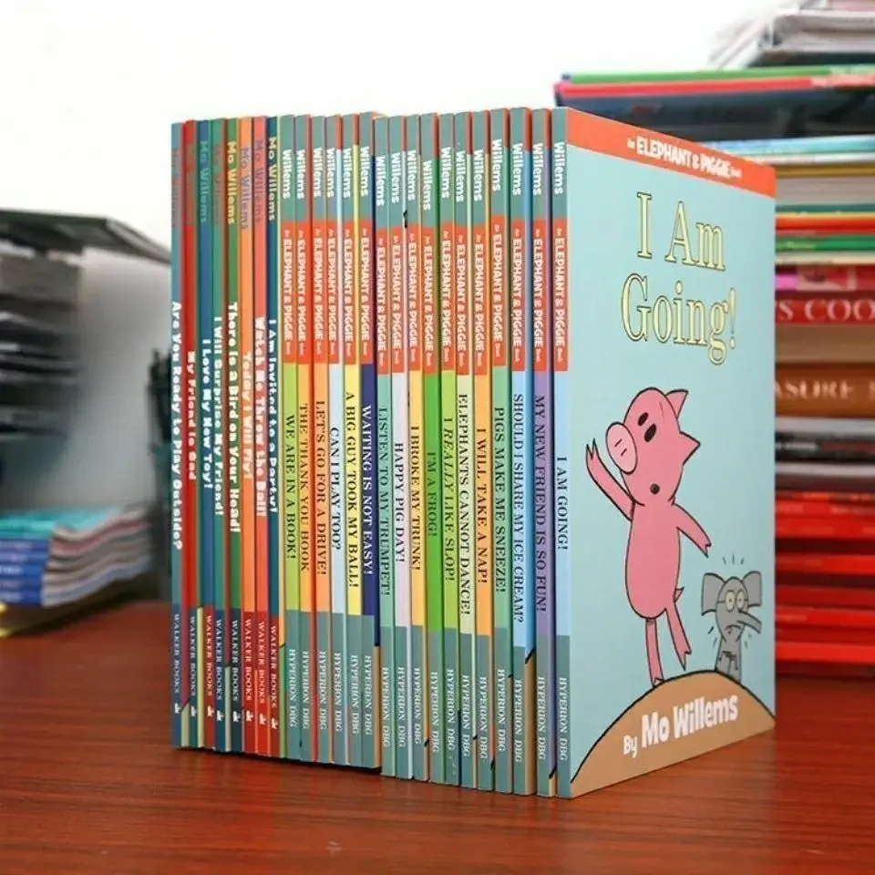 25 Books/Set Kawaii An Elephant and Piggies Book Interesting