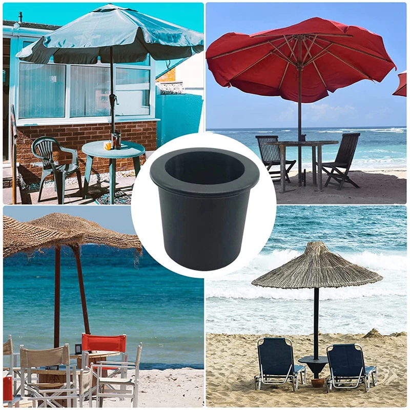 Umbrella Hole Ring Silicone Umbrella Cone Wedge Hole Plug Stabilizer For Lawn Patio Deck Beach Garden