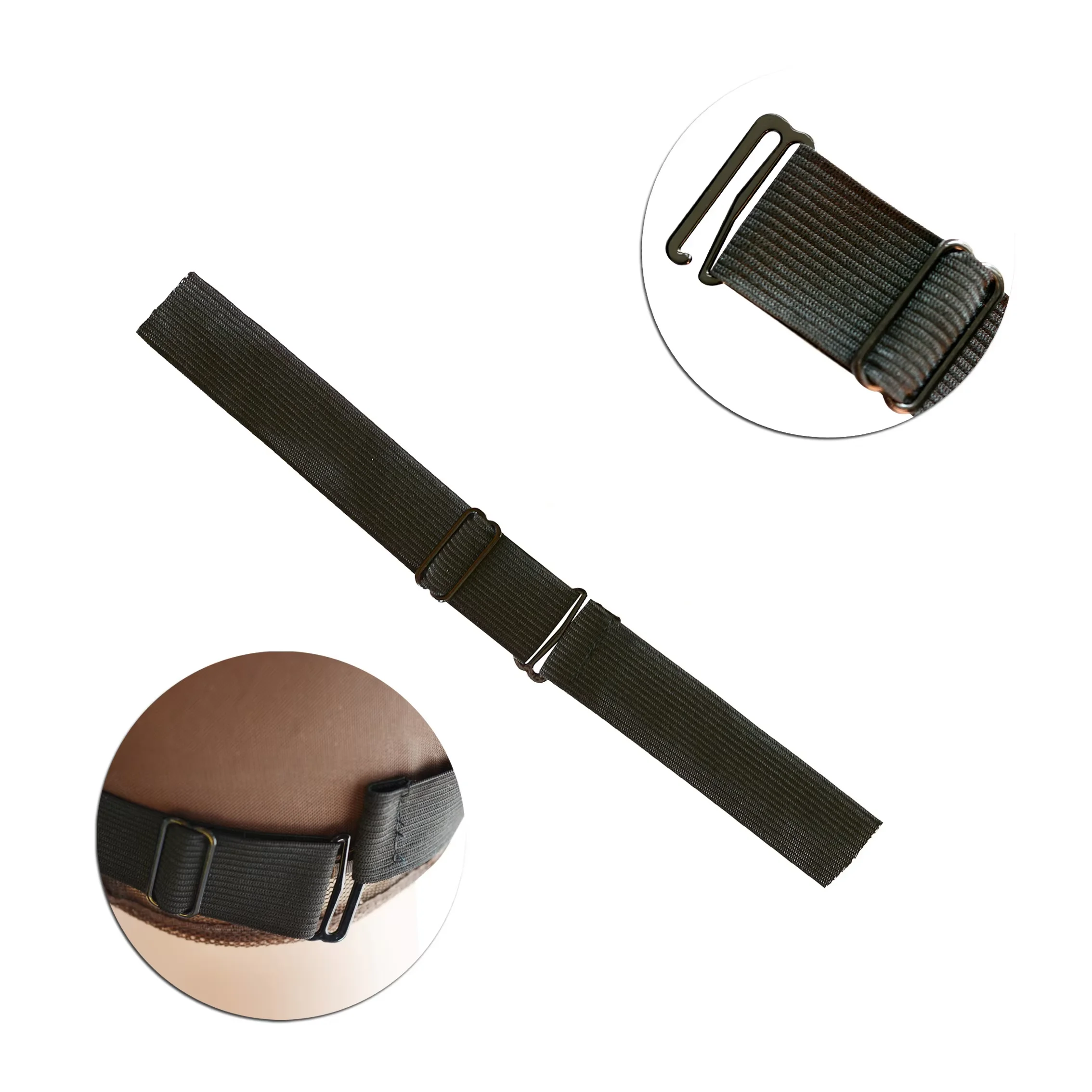 1 Pc Adjustable Black Nylon Elastic Bands for Wigs Making Wig Caps Hair Net Lace Net Sewing Rubber Wig Making Tools