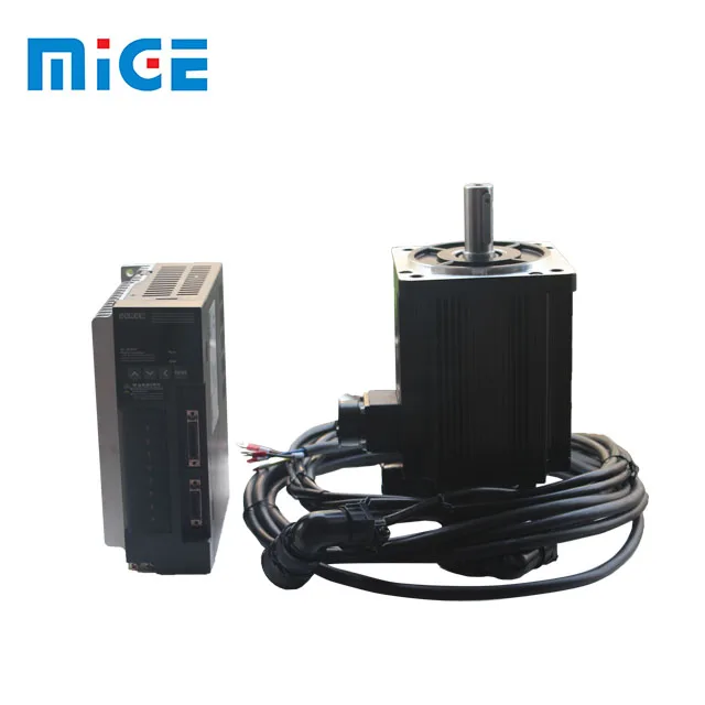 

New 1300W AC Servo Motor Single Phase 220V 2500rpm 5Nm 5A Servo motor with driver kit