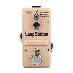 Rowin Nano Looper Compact Guitar Effects Pedal with True Bypass