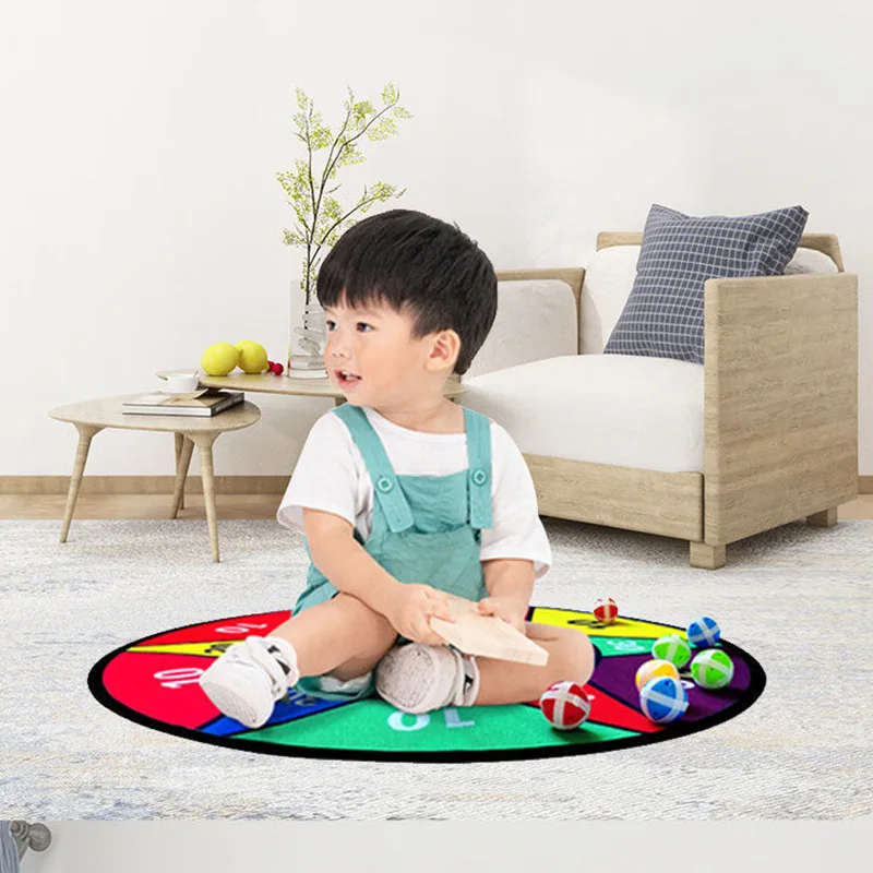 Large Size Double-sided Dart Board Target Sports Game Toys Sticky Ball Dart Target Plate Parent Child Interactive Party Game Toy 4