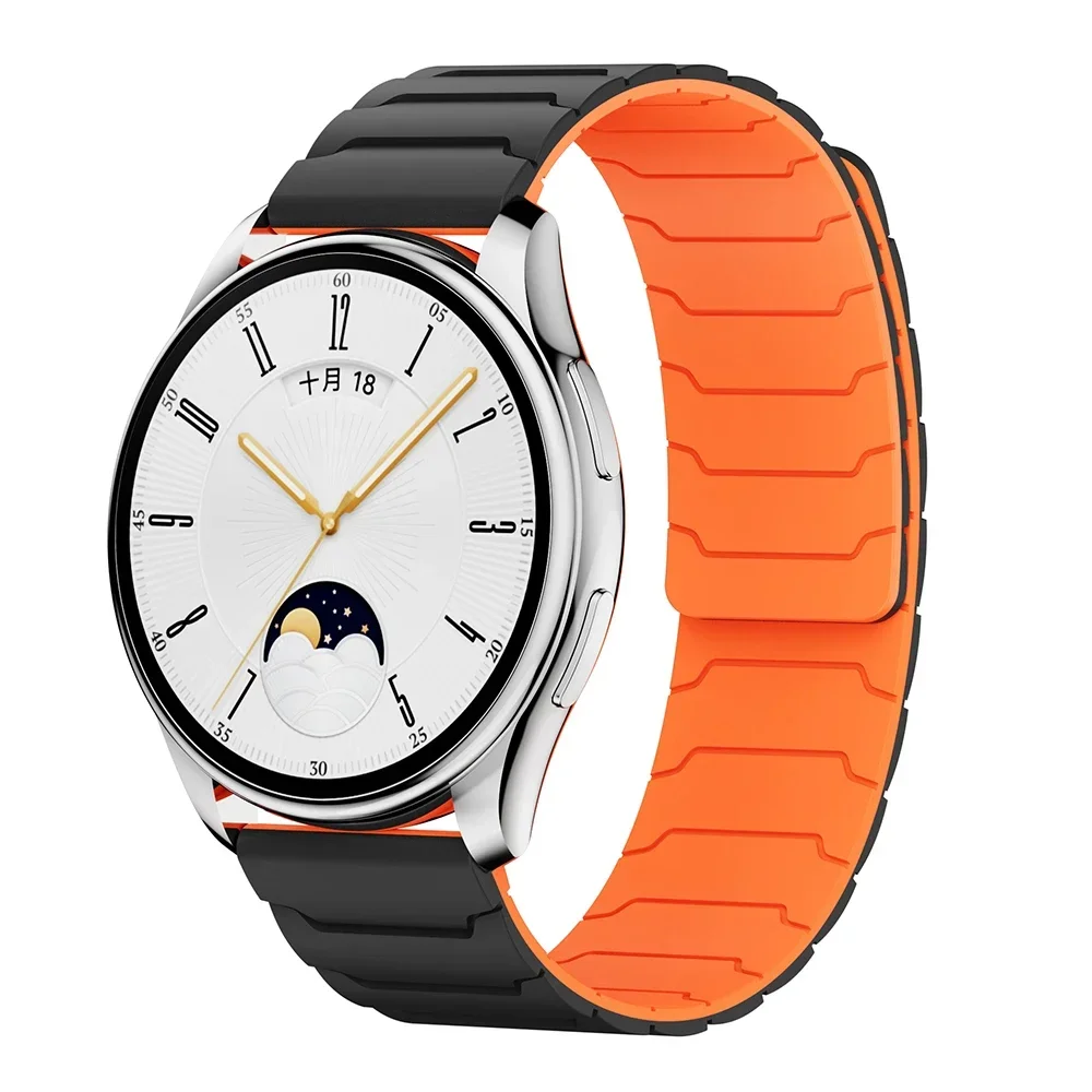 Elegant Magnetic Loop Silicone Strap - 22mm & 20mm Band