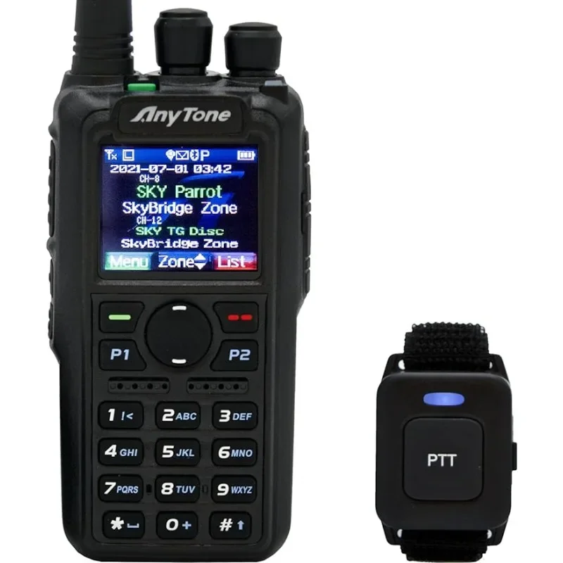 

AnyTone AT-D878UVII Plus – Dual Band DMR/Analog 7W VHF, 6W UHF – w/Free $97 Training Course – Bluetooth PTT - Digital/Analog APR