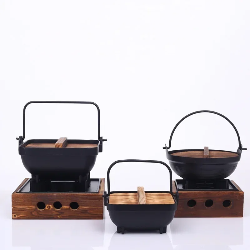 Non-Stick Pots for Kitchen Cooking Set Cookware Accessories Pan Pot Nonstick Kit Utensils Dining