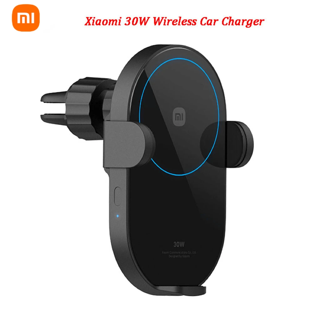 

Оригинальное беспроводное автомобильное зарядное устройство Xiaomi 30 Вт, максимальная Беспроводная быстрая зарядка, поддержка отключения питания и индуктивного расширения, держатель для телефона