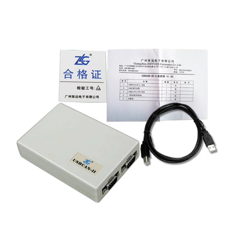 

Usbcan2ii Analyzer Usb to USBCAN-II/L1/2-Way Conversion Box Interface Card