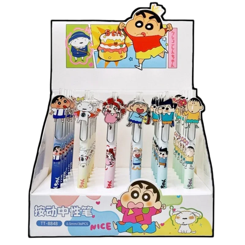 Pen☆Chan Anime Dos Desenhos Animados Crayon Shin-Chan Noodle Gel Pen