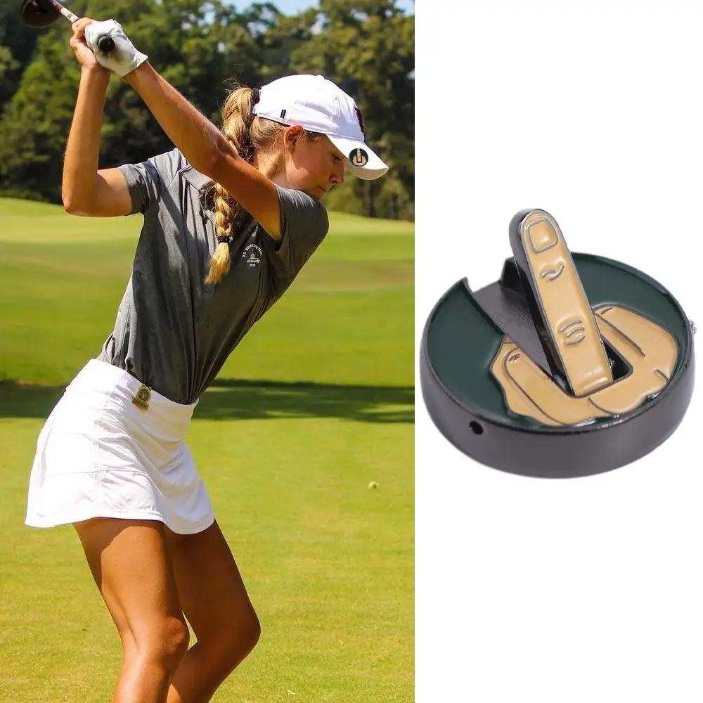 Funny Golf Balls Middle Finger Golf Ball Marker Middle Finger Green Funny Ball Markers Marker Cap