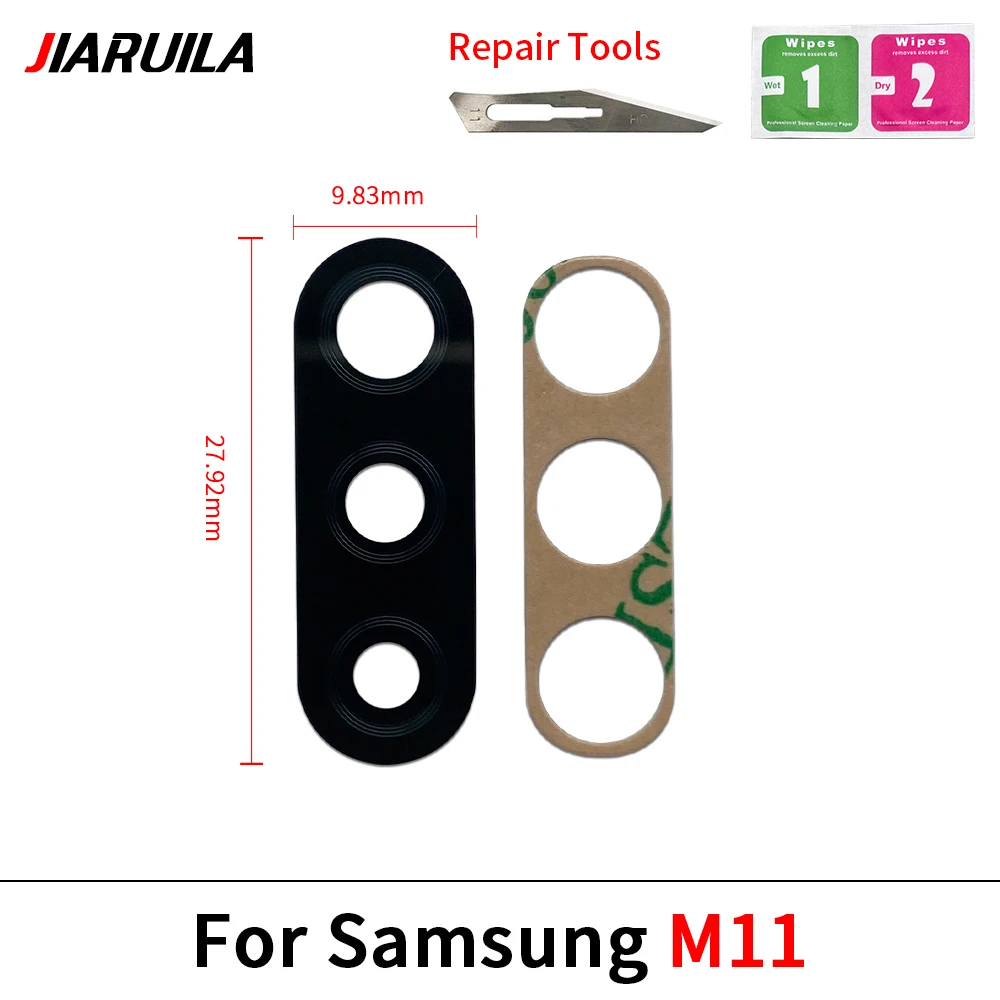 Premium Replacement Rear Camera Glass Lens with Adhesive