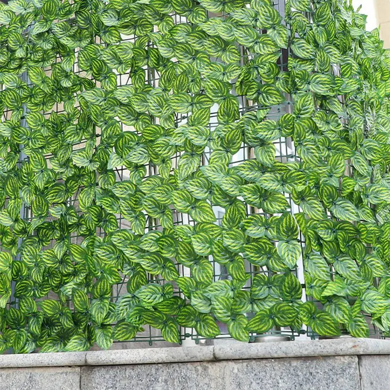 Green Leaf Fence Panels Privacy Fence Screen For Home Garden Yard Decoration Outdoor Wall Decor