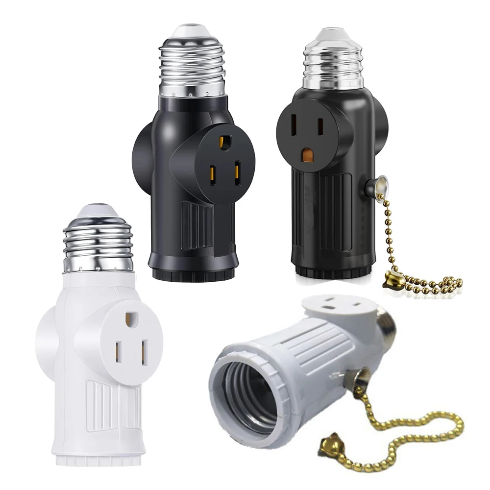 E26 E27 7 6 5 4 3 In 1 LED Light Bulbs Socket Adapter Splitter, Standard Lamp Holder Base Converter For Home Commercial - Foto 3