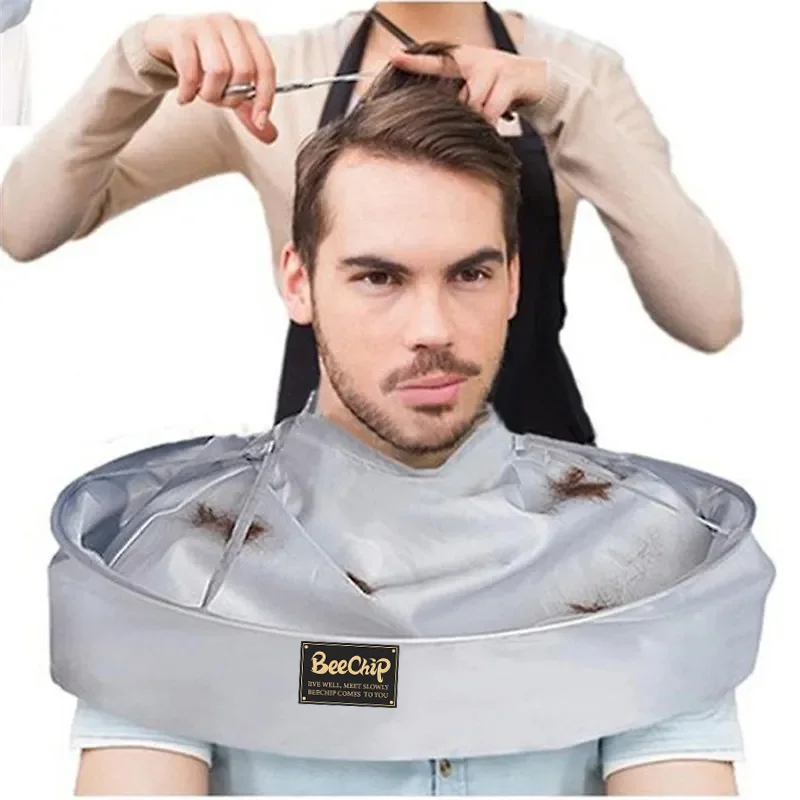 Haircut Cloak DIY Hairdressing Umbrella Shaving Cover Apron Household Cleaning Protective