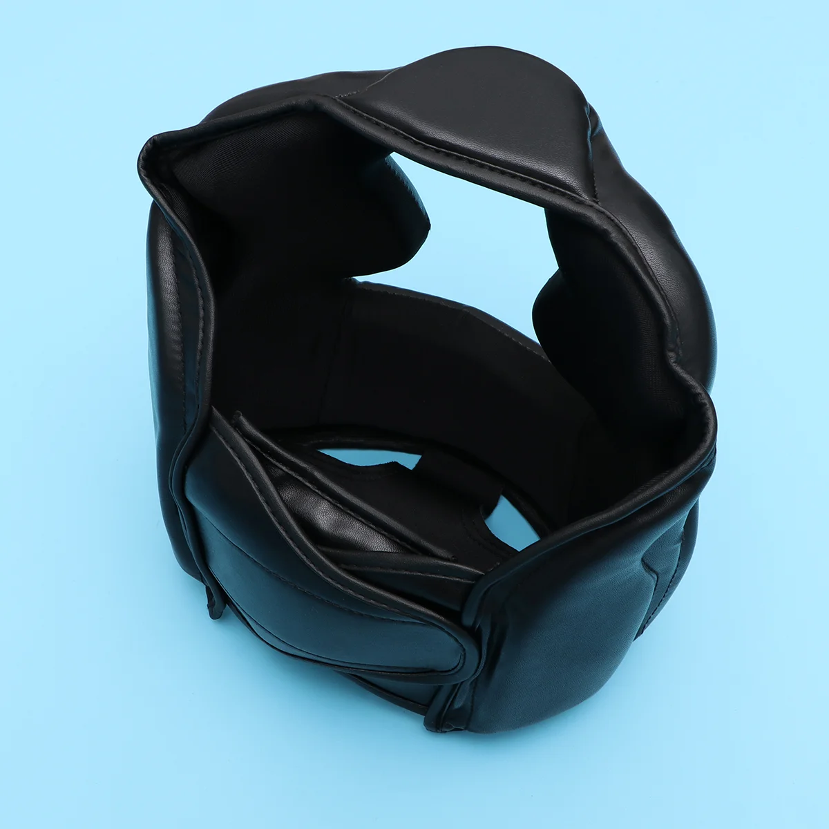 

Closed Type Boxing Head Guard Sparring MMA Muay Thai Kickboxing Brace Head Protection (Black)