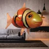 Remote Control Shark Toys Infrared RC Electric Flying Air Balloons Kids Toy RC Fly Air Balloons Clown Fish Toy Gifts Party Decor 3