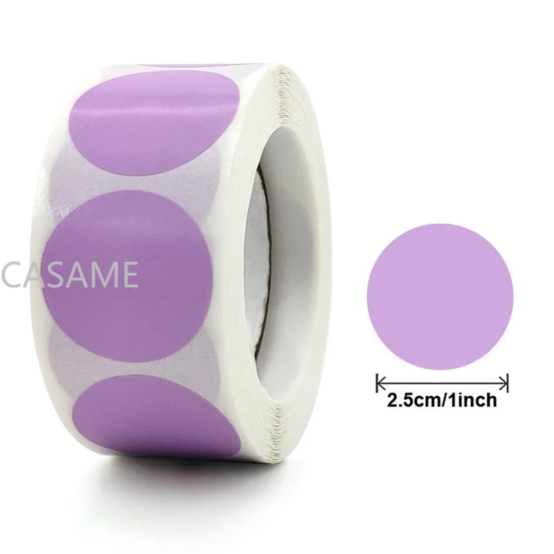 Heart Shaped Stickers 500Pcs/Roll Love Heart Sticker Seal Labels Birthday Party Gift Packaging Craft