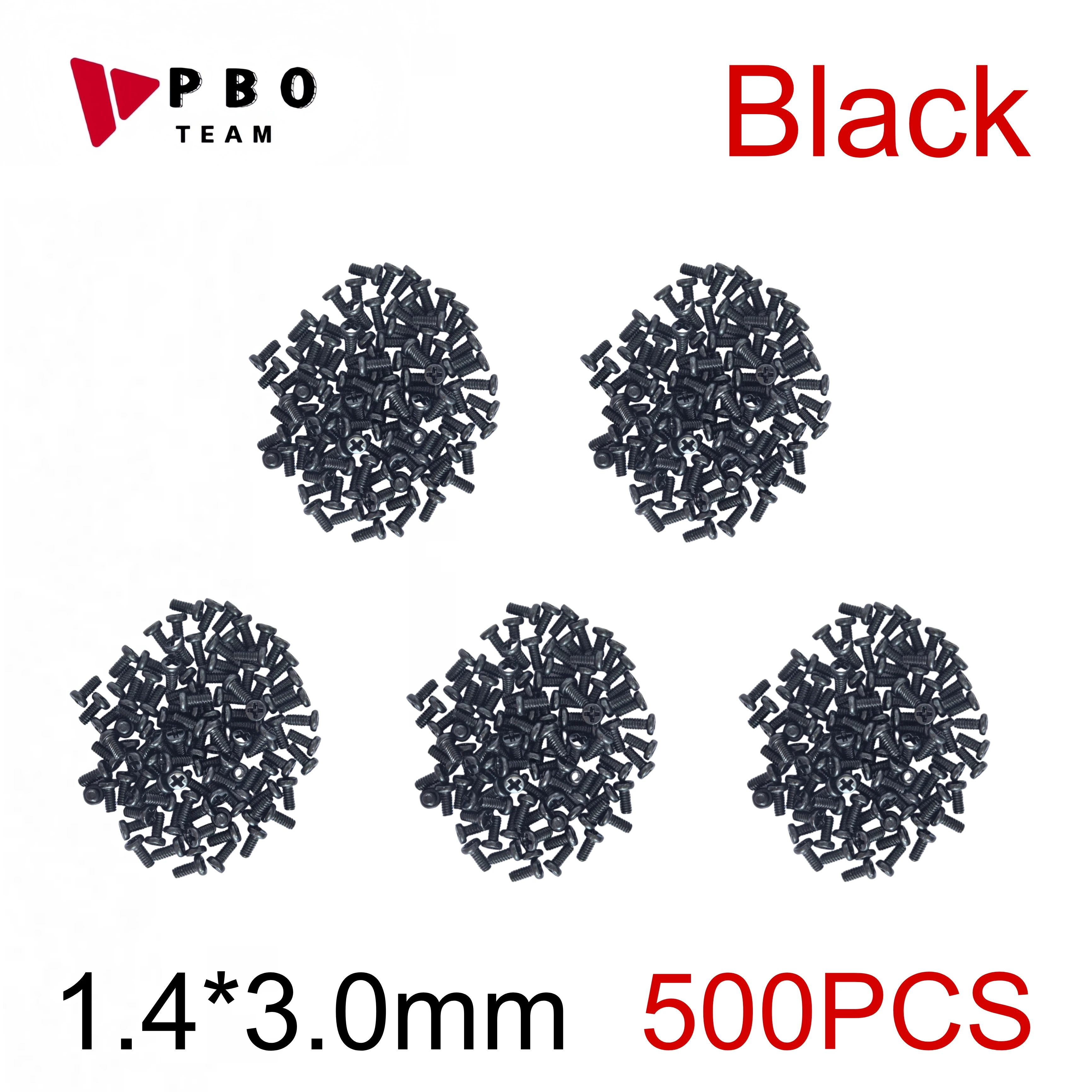 100/500PCS 1.4*3.0mm 3.0mm 나사 교체 삼성 A50 A40 A30 A20 A53 A80 A90 A52 A71 마더 보드 프레임 나사 내부