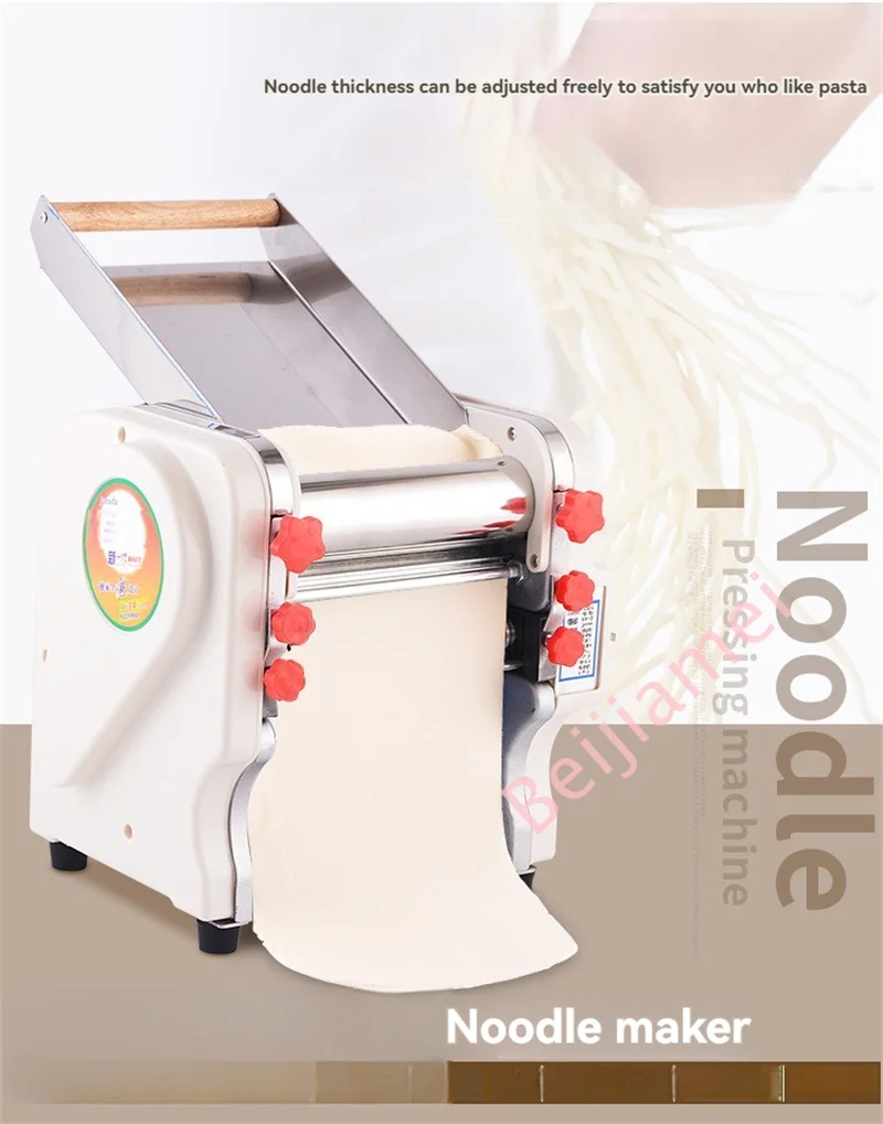Description Picture 2 of itemElectric Household Pasta Maker Automatic Noodle Making Machine Dough Pressing Spaghetti Making 2-in-1 Stainless Steel