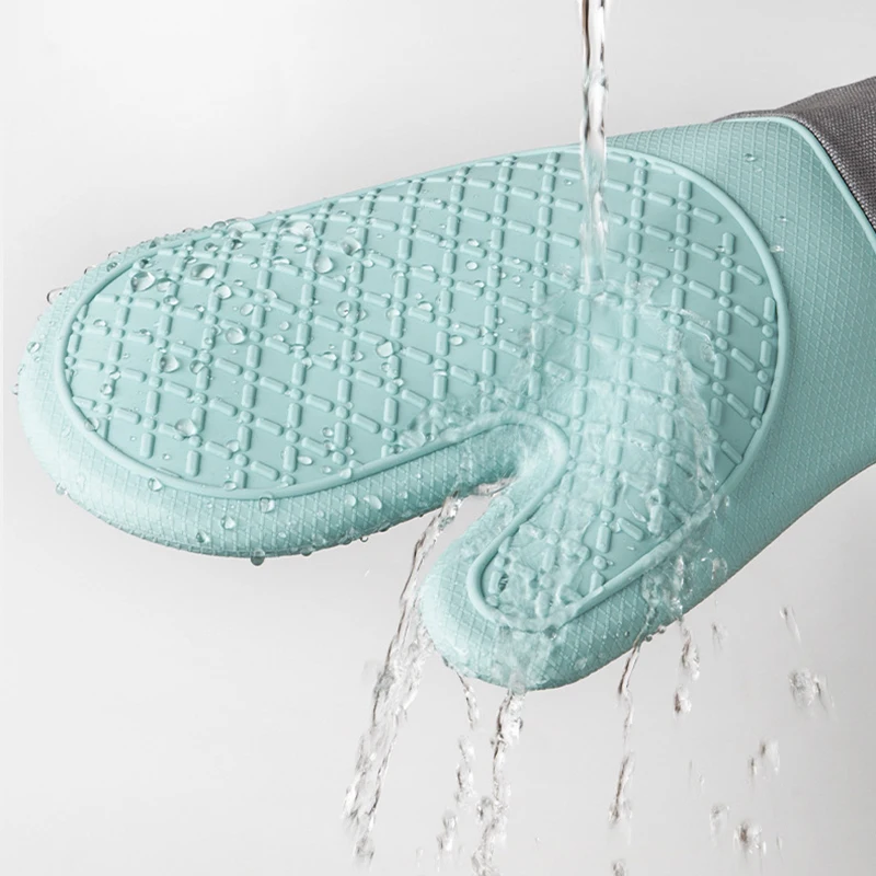 Cute Silicone Heat-Resistant Oven Mitt – Insulated Baking Glove