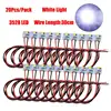 5/10/20pcs Model Railway Interior Light 12V LED SMD LED 3528 White/Warm Building Interior Lamp Light Set for Hornby Pre-wired 5