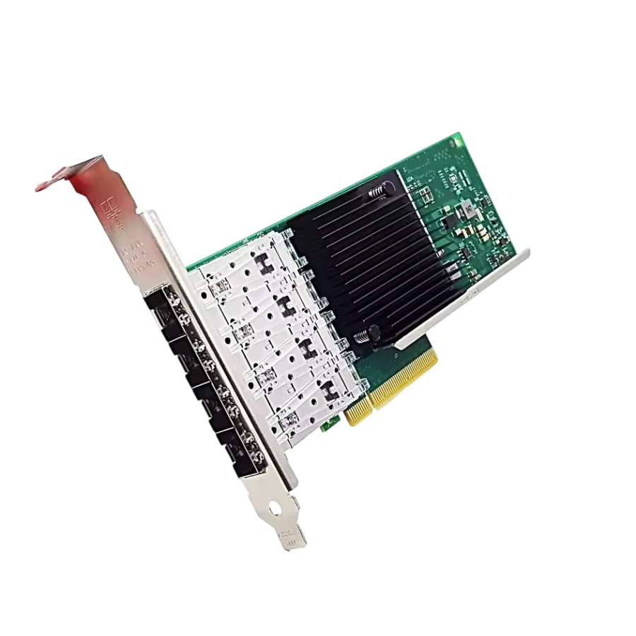 10GbPCI-E 네트워크 카드 인텔 X710DA 4 사방 SFP+LC 포트 이더넷 lan 어댑터 서버 x710-da 4, 사용 Windows 서버의 PCIEx8,x16