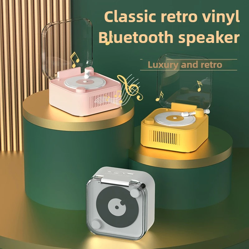 New Retro Bluetooth Speaker For Outdoor Home High Quality Wireless Speakers Creative Product.Aux TF U Disk Portable_voghion.com
