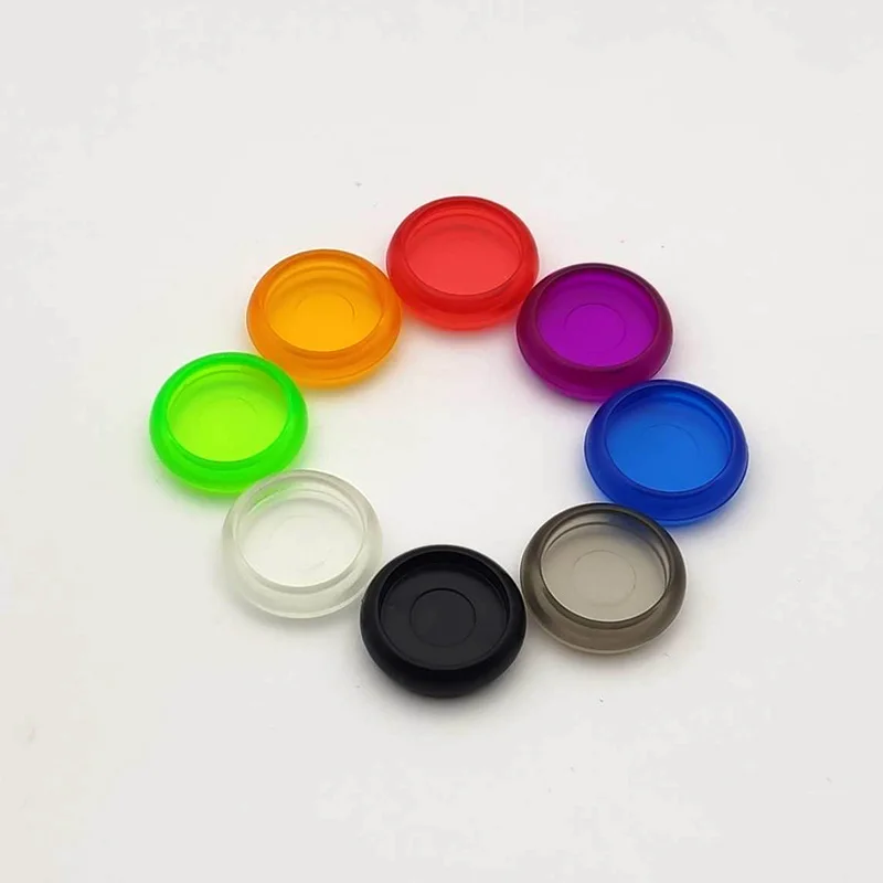 100pcs 18mm Mini Binder DISC RING Mushroom Hole Plastic Disc Notebook Disc Handbook Transparent Round Discs Binding Ring Buckle