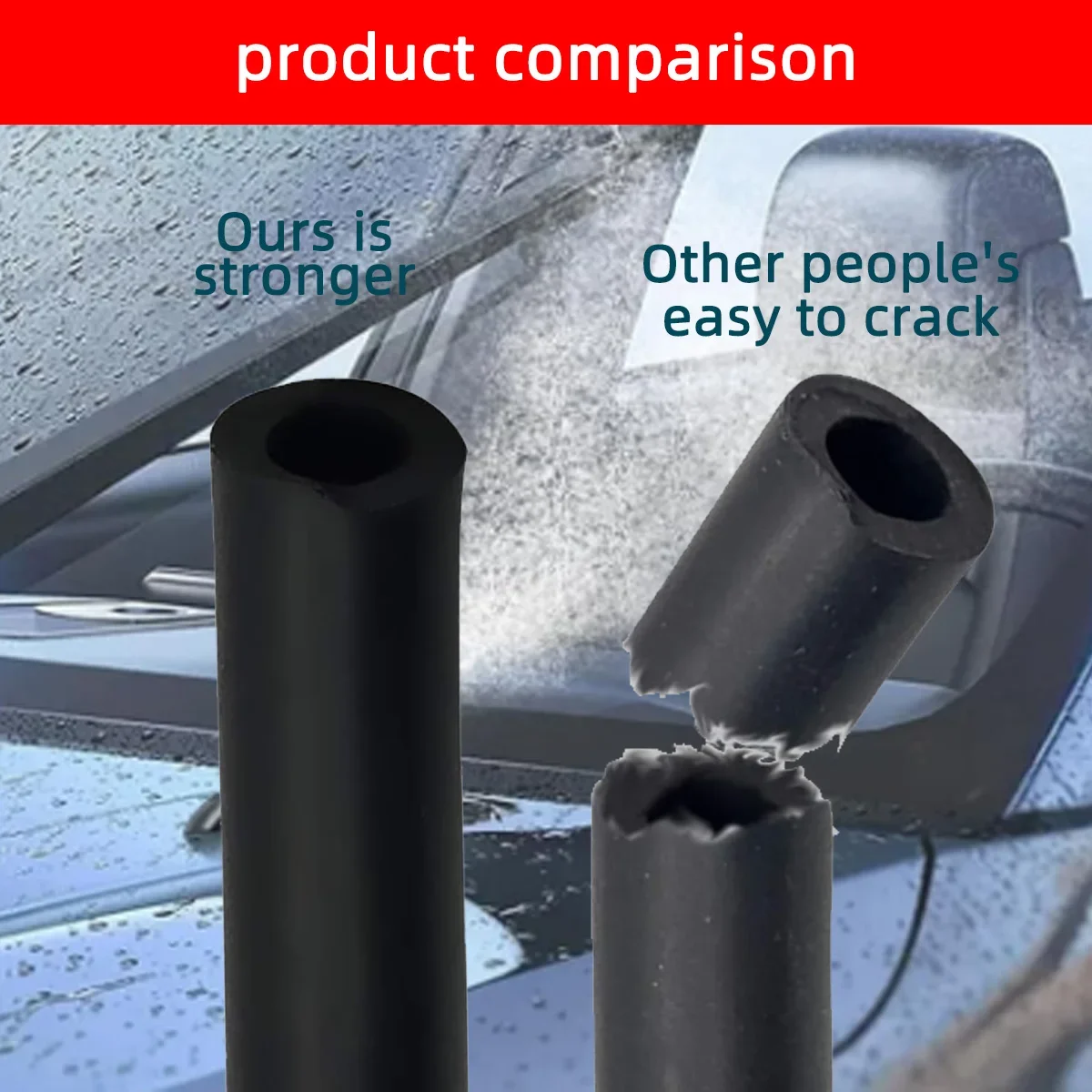 Car New Windshield Washer Hose Kit Universal 1/2/3/4m currency Connector T Y Straight for Front Window Headlight Pump Car Parts