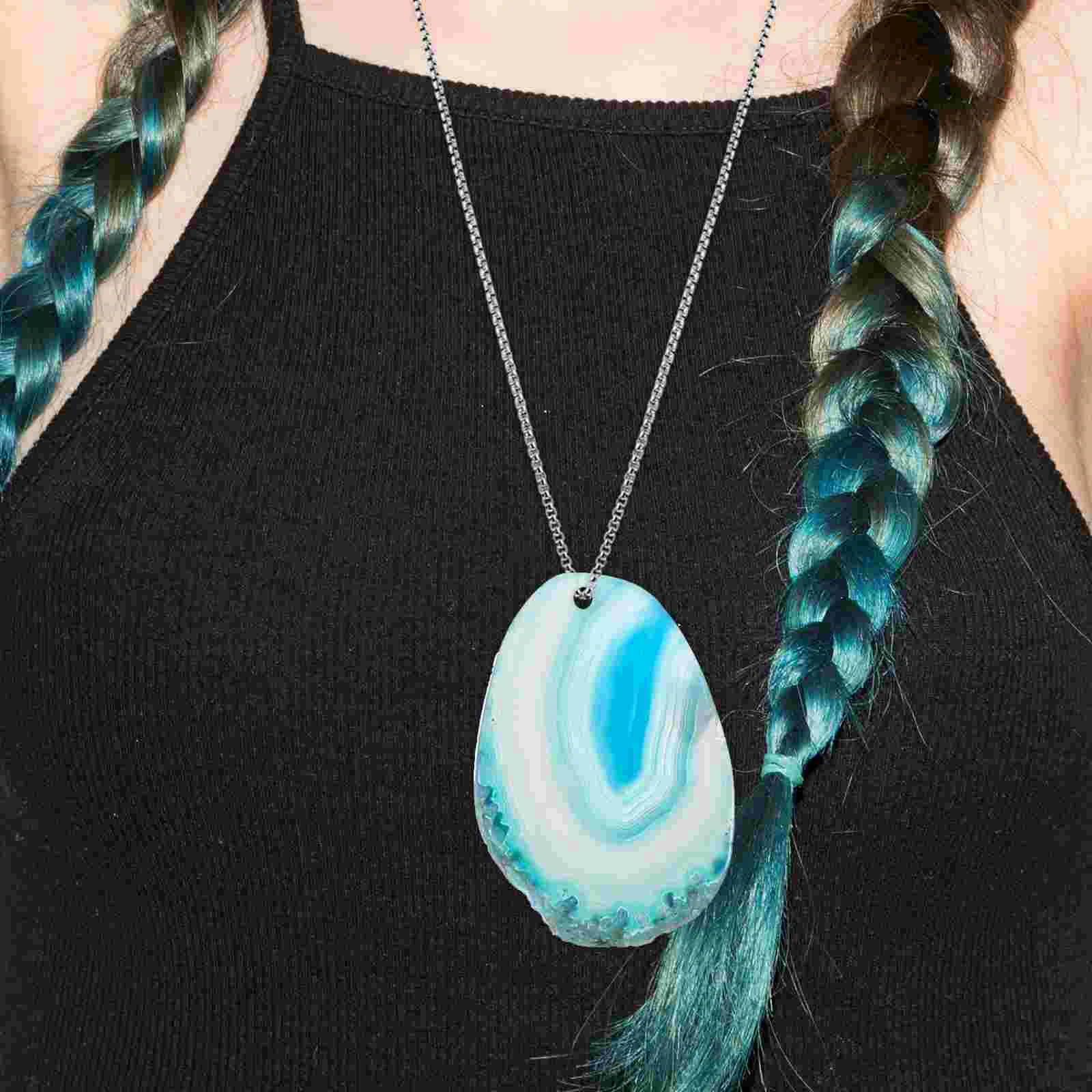 

20 шт. ожерелье из цветного Агата для женщин